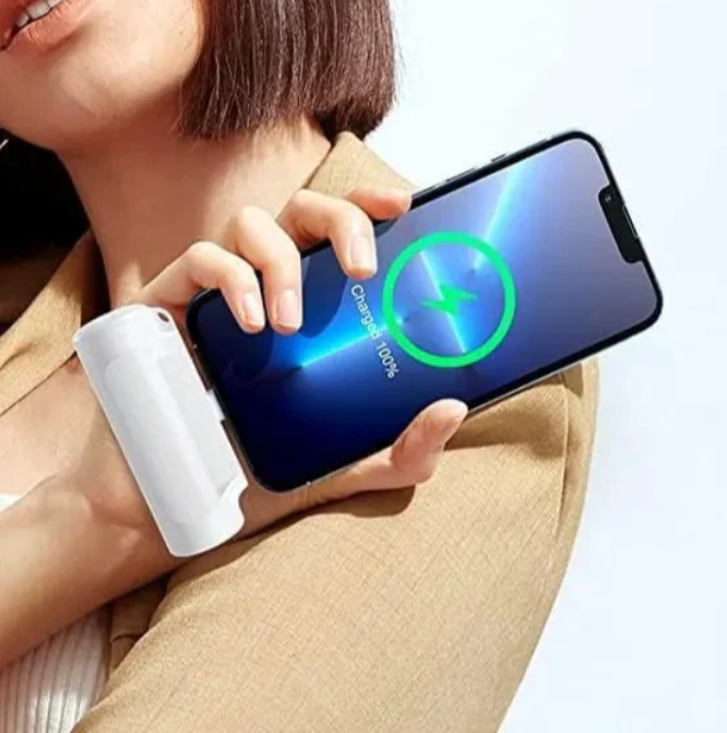 Mini Cargador Portátil Doble USB