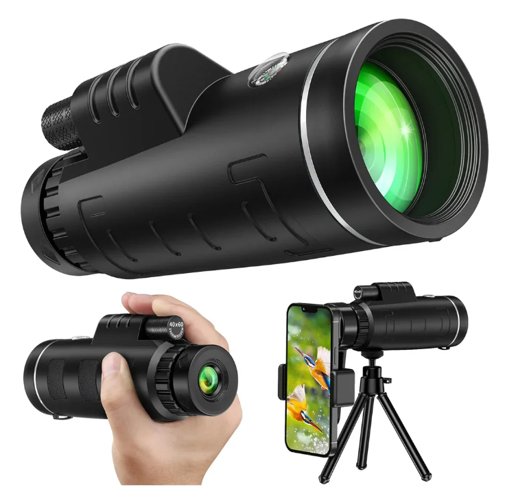 Telescopio Monocular para Celular – Zoom de Larga Distancia
